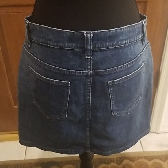 Gap Jeans Stretch Denim Mini Skirt - Picture 2 of 4